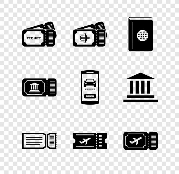 机票机票套书旅行图片下载