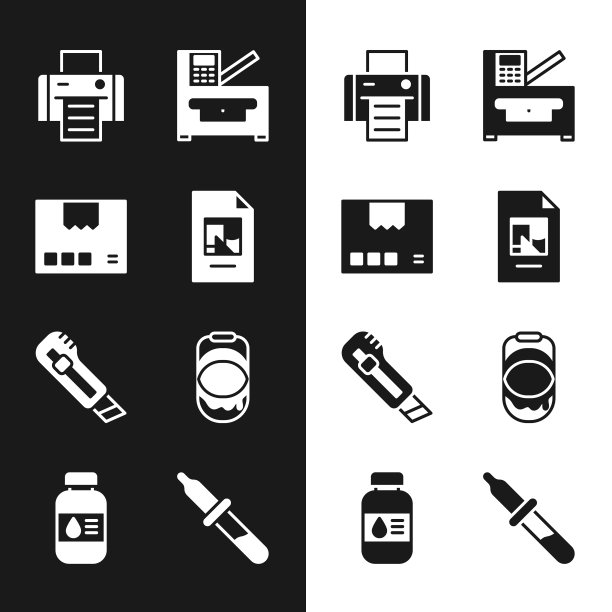 设置档案文件纸箱纸箱打印机图片下载