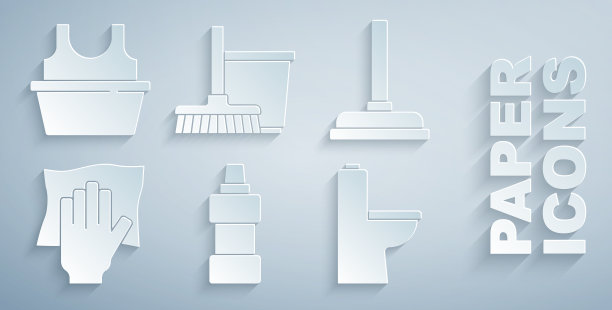 为清洗剂橡胶柱塞设置瓶图片下载