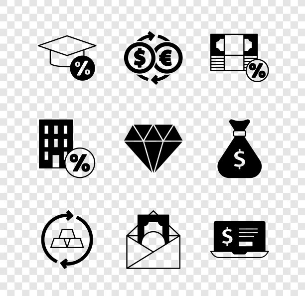 设置毕业帽和硬币货币兑换图片下载