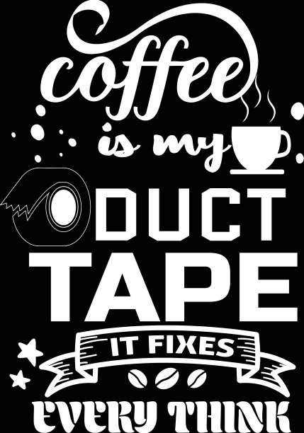 咖啡的t恤设计图片下载