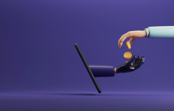 骗子的手从通过智能手机支付的投手那里拿钱。图片下载