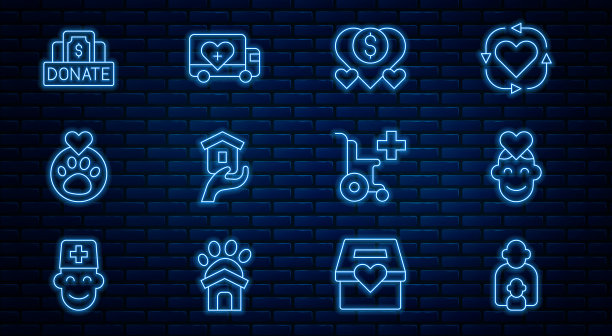 设线照顾儿童志愿者图片下载