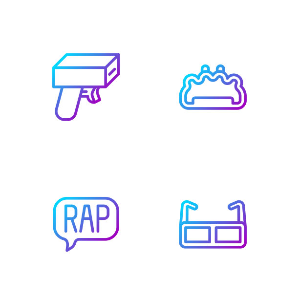 套线眼镜说唱音乐钱枪和铜管图片下载