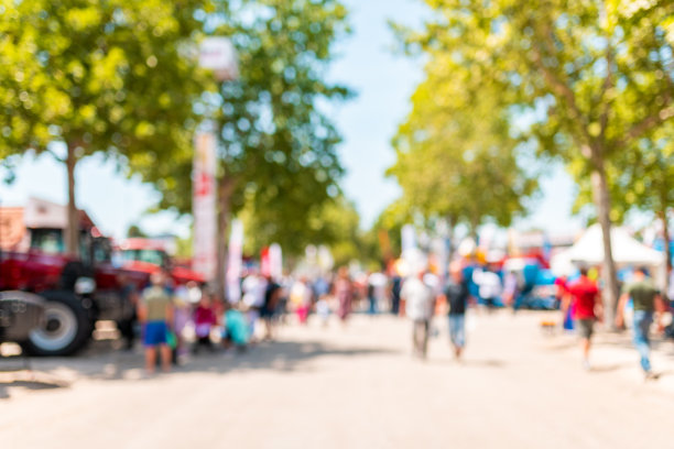 群体和社区，模糊人群为社会概念图片下载