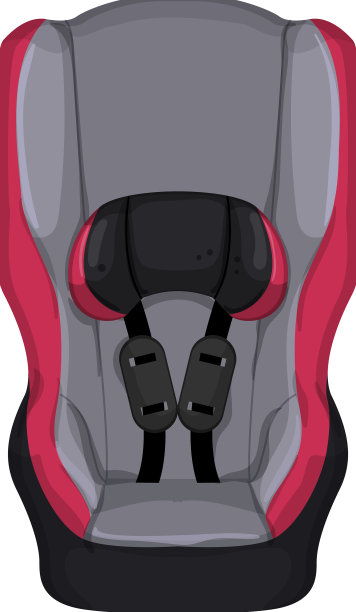 卡通带宝宝汽车座椅图片下载