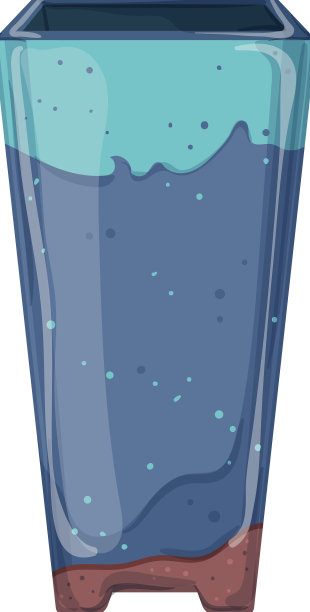 叶花花盆植物卡通图片下载