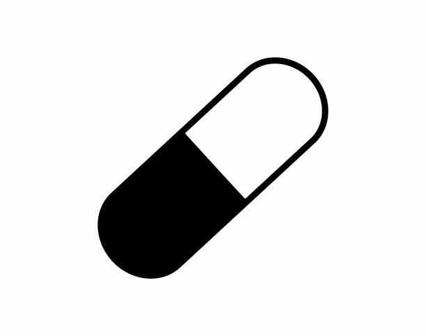 药物平面设计矢量图标图片下载