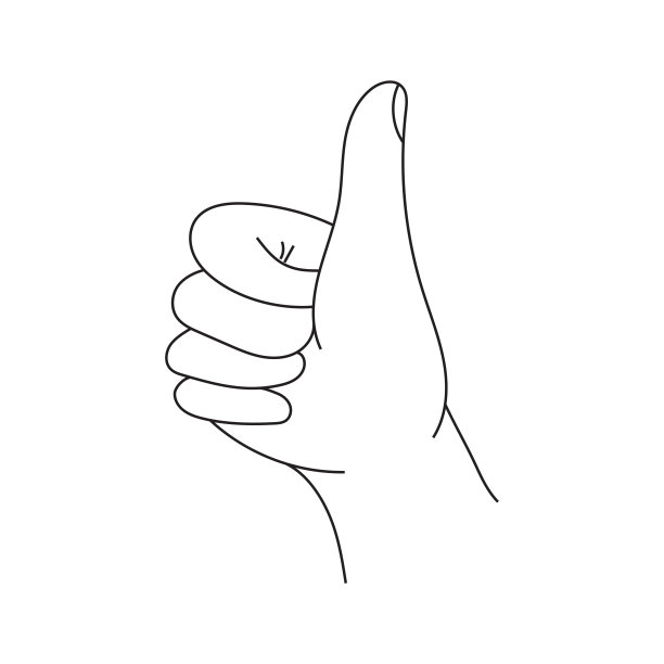 符号优秀的手势。图片下载