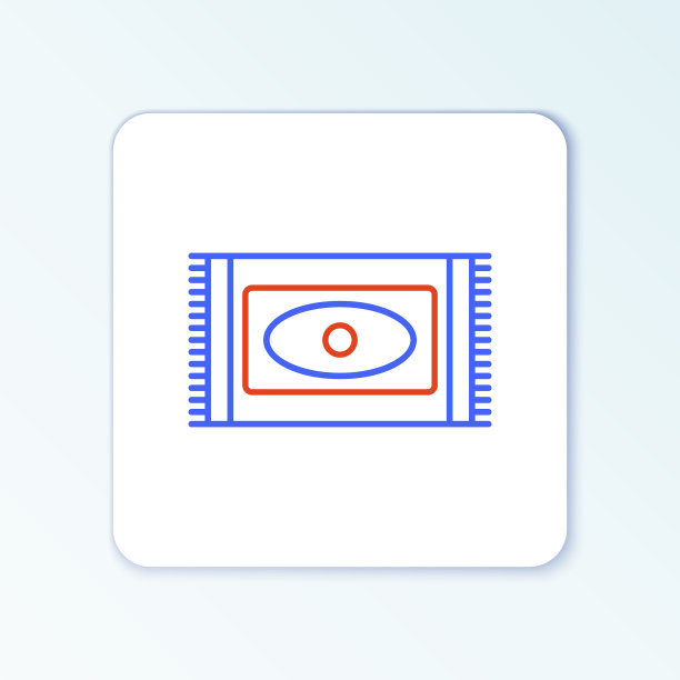 阿拉伯斋月传统地毯文化线图片下载
