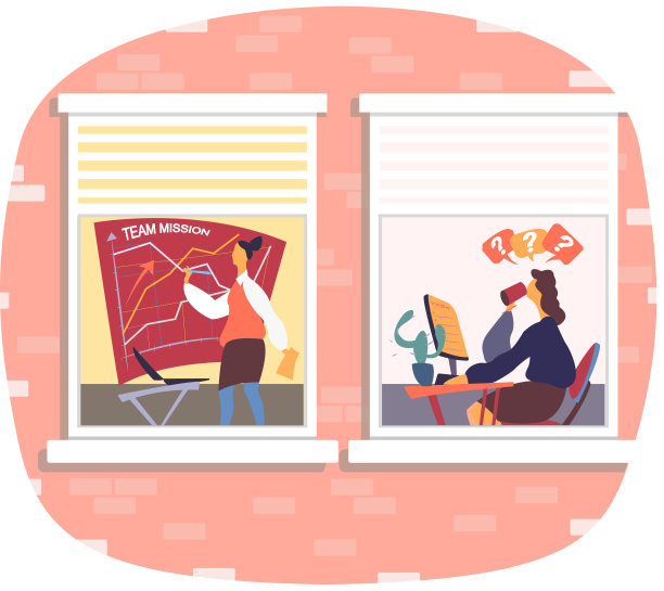 办公室团队合作业务人员一起工作，沟通同事，邻居窗口视图图片下载