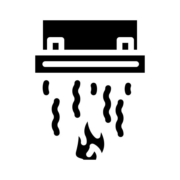 烟雾过滤符号图标矢量插图图片下载