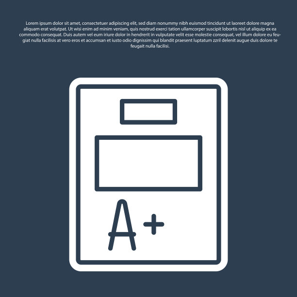 蓝线考试表与加等级图标图片下载