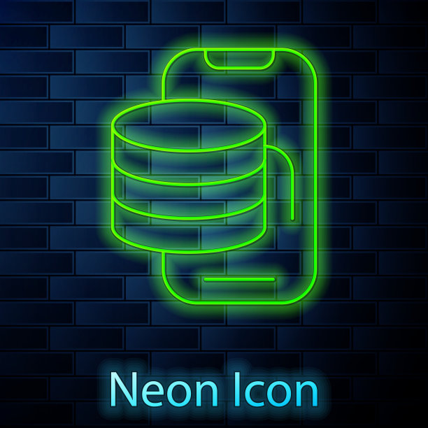 霓虹灯行云技术数据传输图片下载