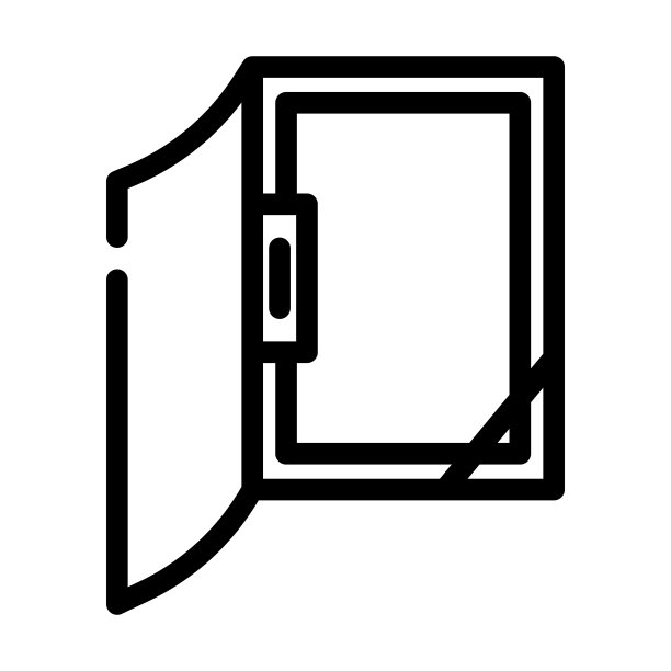 办公室文件夹线图标矢量插图图片下载