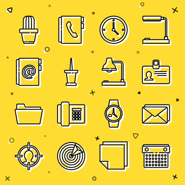 设置行日历信封识别徽章图片下载