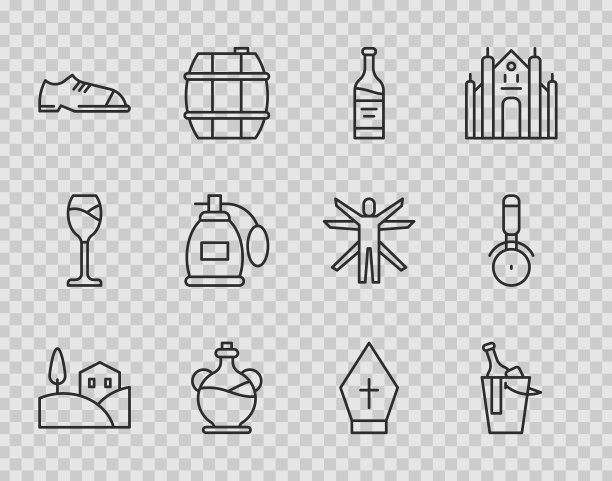 套线村山水瓶中酒图片下载