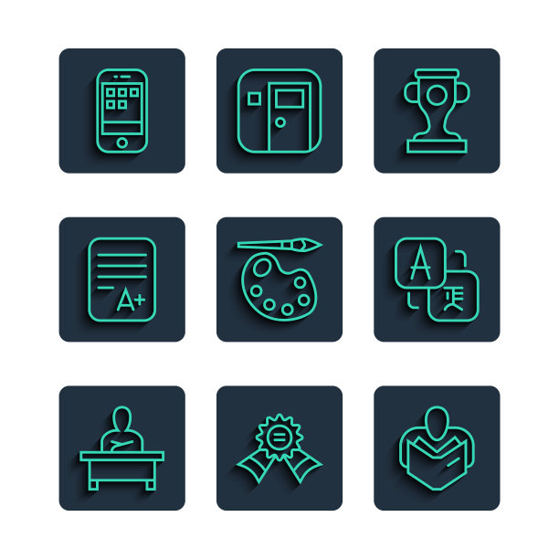 套线男生坐在桌前奖牌男图片下载