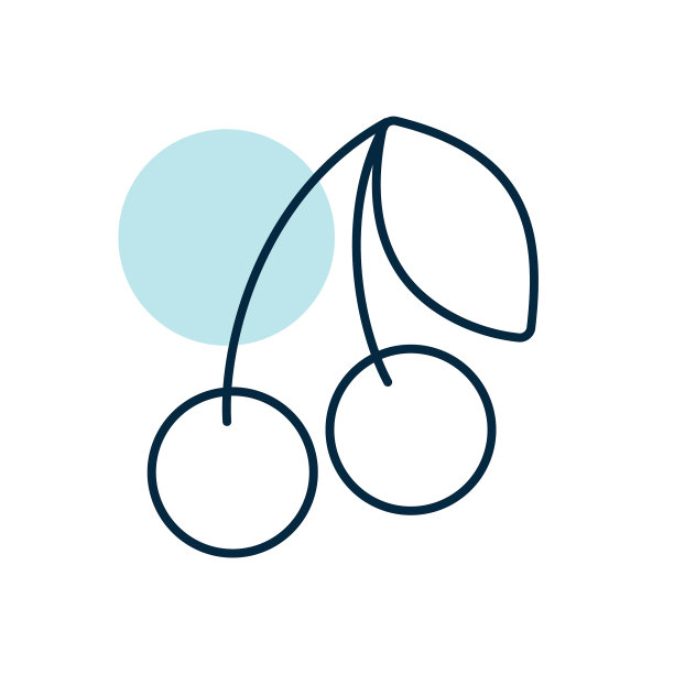 樱桃图标图形符号为食品和饮料的网络图片下载