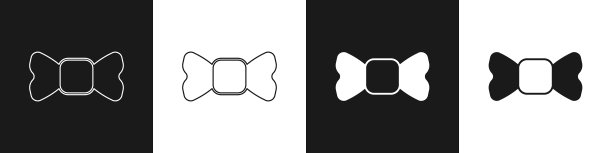 将领结图标单独设置为黑色和白色图片下载