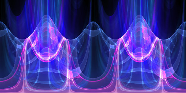 抽象的未来主义构图，无缝的水平图案图片下载