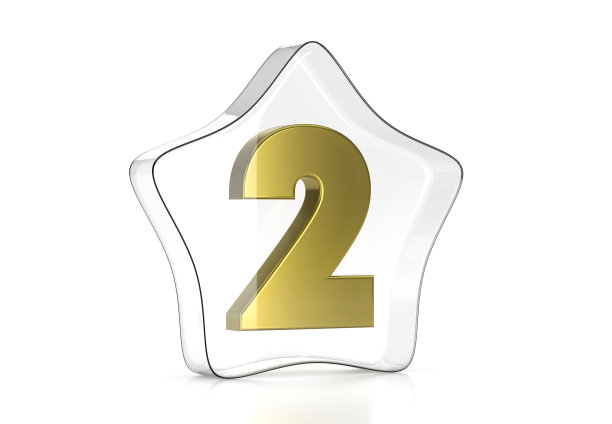 金色2号玻璃星星图片下载