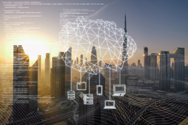 云计算数据技术互联城市图片下载