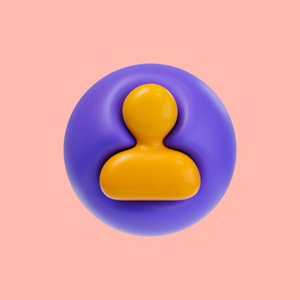 卡通外观用户图标3d渲染概念的人人类信息图片下载