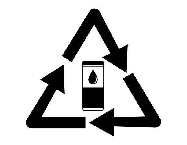 回收打印机墨盒。矢量插图。图标。图片下载