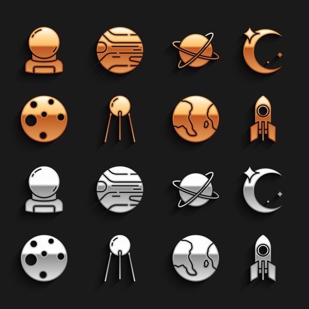 设置卫星月球和星球火箭船地球图片下载