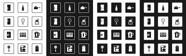 设置煎锅冰箱手动咖啡图片下载