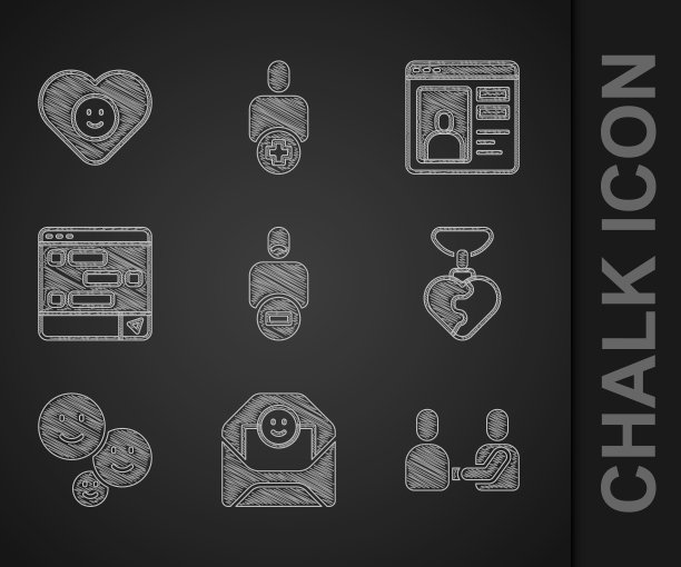 以情人节心为主题的遗失朋友信封图片下载