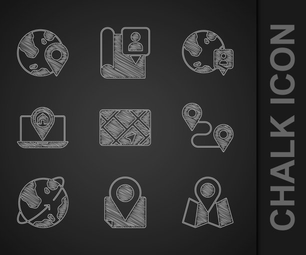 设置GPS设备与地图折叠位置标记图片下载