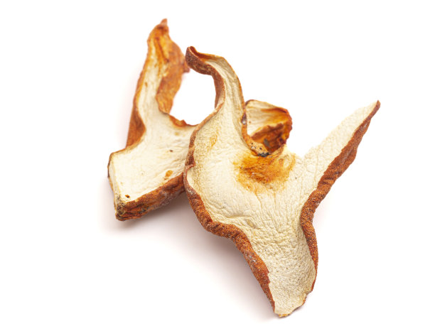 白底分离的虾茸切片和干图片下载