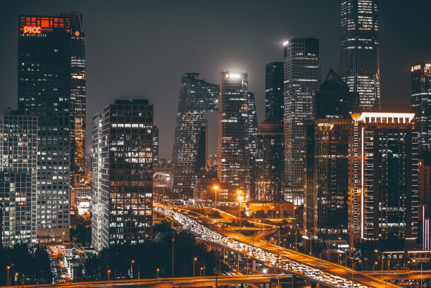 北京cbd夜景图片下载