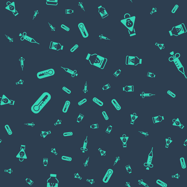 在毒丸瓶上放置药水温度计图片下载