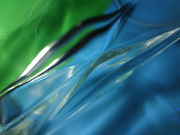 新潮抽象绿蓝色光滑现代质感的简单模板背景图片下载