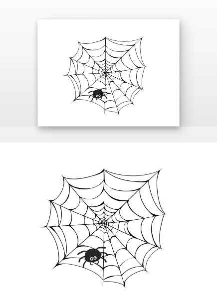 黑色蜘蛛和蜘蛛网图片下载