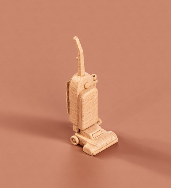 等距木质倒吸机平面家居物件3d效果图图片下载