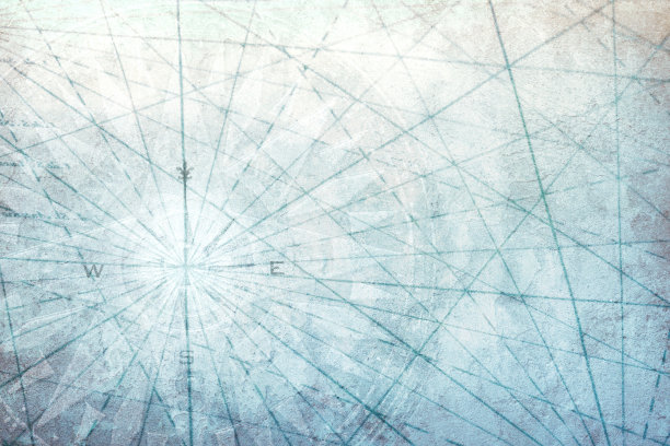 指南针出现在一张旧地图上图片下载