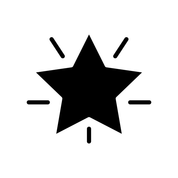 明星偶像。简单的说明。可编辑的中风。设计模板向量图片下载