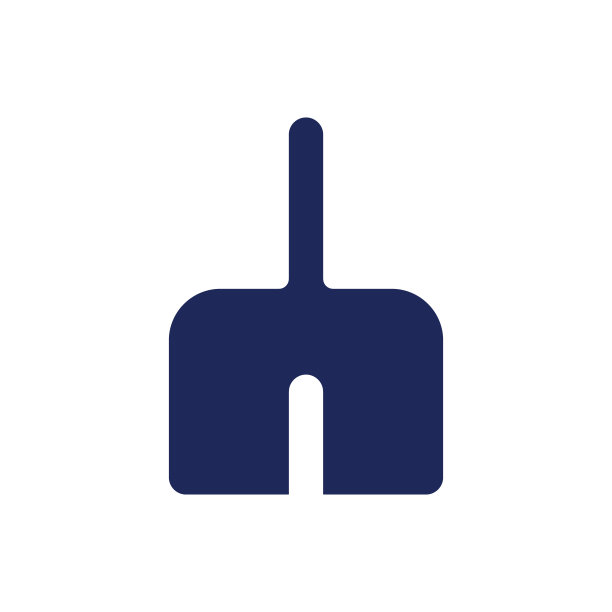 扫帚黑色雕文ui图标图片下载