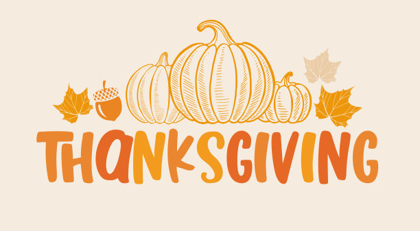 感恩节快乐。假日秋天背景。图片下载