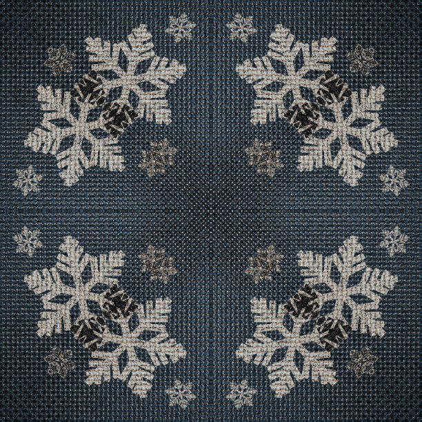 抽象的黑色圣诞背景与雪花为设计，网络。图片下载