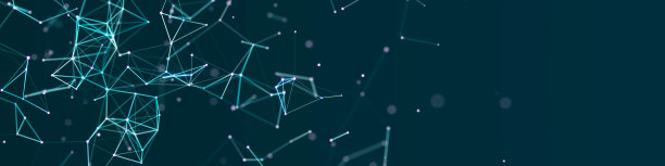 多边形背景与点和线。网络连接结构。科学和技术。3 d图片下载