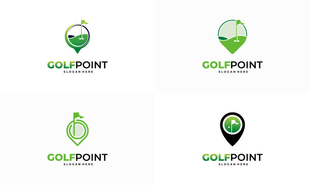 Golf Sport设计概念矢量图片下载