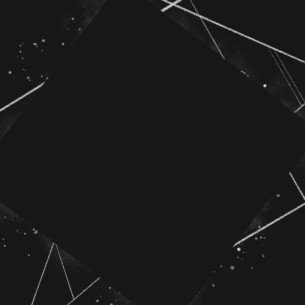 黑色抽象的方形背景模板。黑色方块文字空间与银色闪光和几何图案。豪华和金属。圣诞节，派对或夜晚的概念图片下载