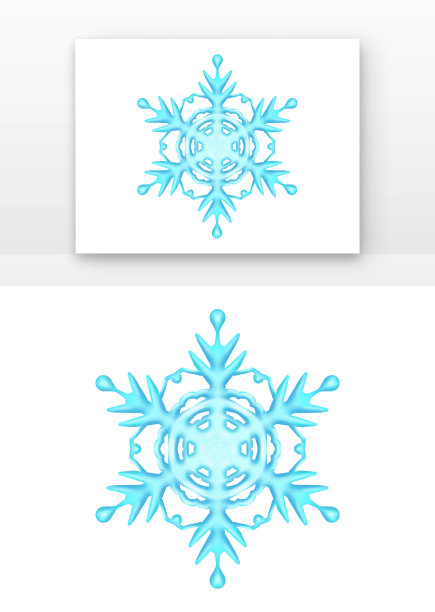 水晶雪花图片下载