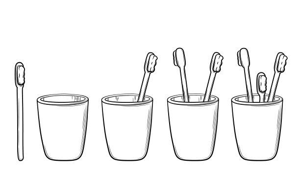 眼镜用牙刷图片下载