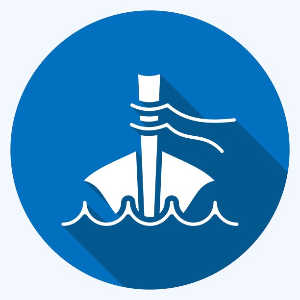 图标长尾船。与泰国的象征有关。长长的阴影风格。简单的设计可编辑。简单的说明。简单的矢量图标。世界旅游旅行。泰国图片下载